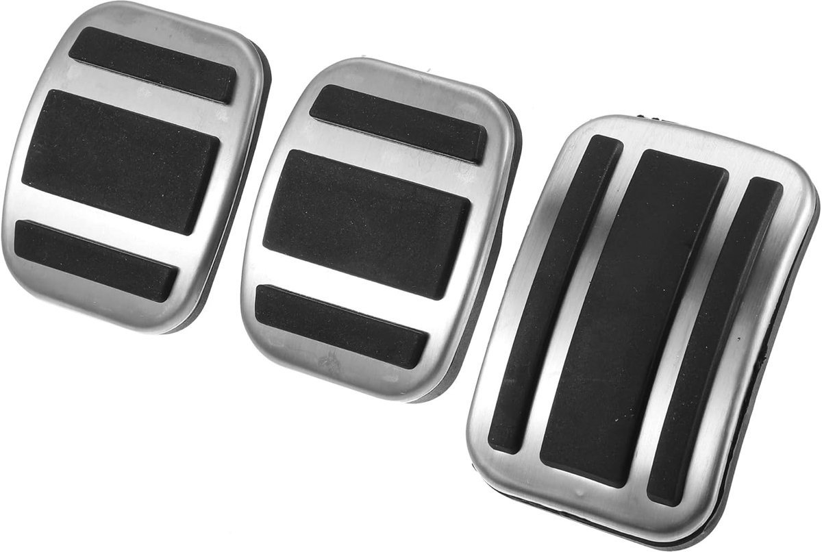 3 Stuks Accelerator Pedaal en Rempedaal Cover Set voor Peugeot 3008