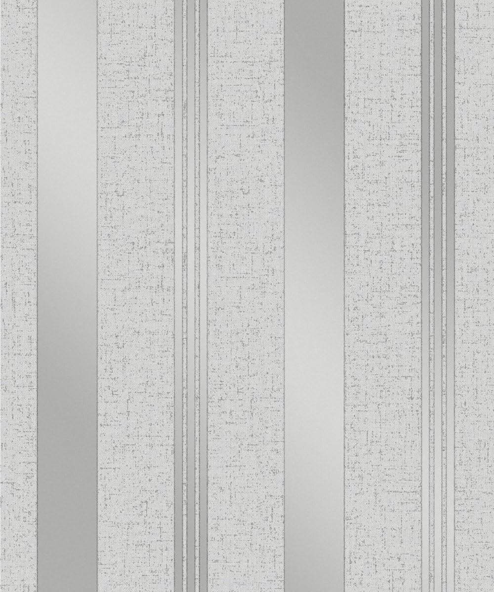 Décor FD41967 Quartz Streepbehang, zilver