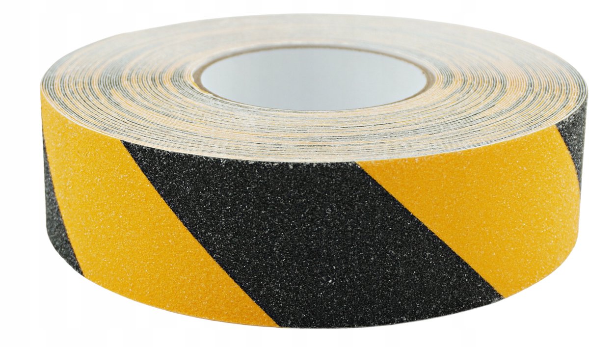 Antislip Tape Geel-Zwart 50mm x 25m - Veiligheid Eerst
