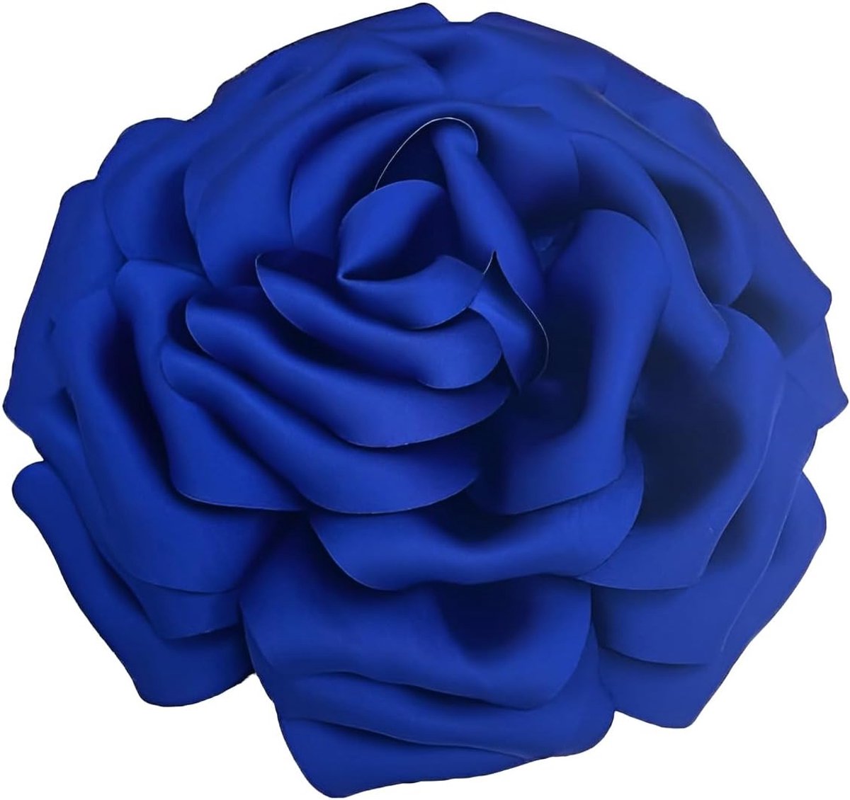 Grote zijden satijnen rozenbroche voor dames - 16 cm luxe stof bloem grote reversspeld, bruiloft feest sieraden cadeau voor jurken, pakken en banketten (veelkleurig)