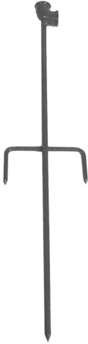 Metalen Piket Elleboog met 1/2 inch Binnendraad 60 cm