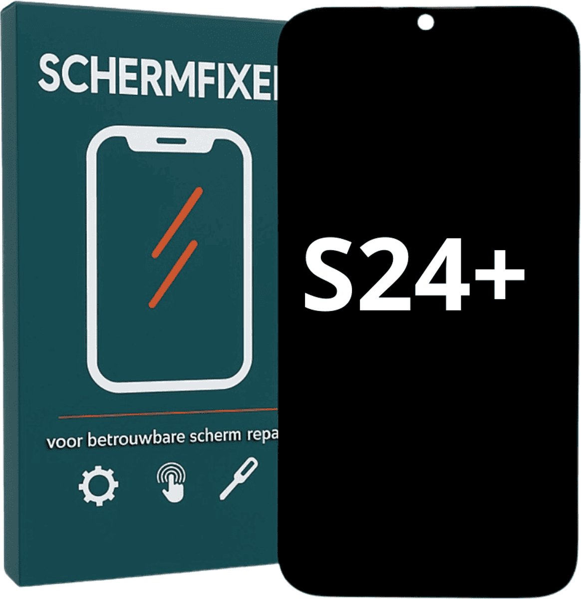 Samsung Galaxy S24 Plus Scherm met Frame - LCD Display - A+ Kwaliteit - Zwart