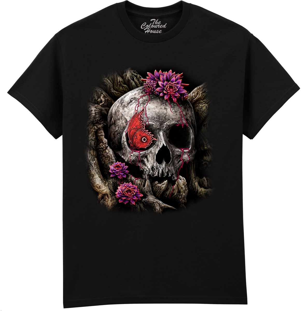 Skul Vlinder A Glance Of Evanescene The Coloured House T-shirt S