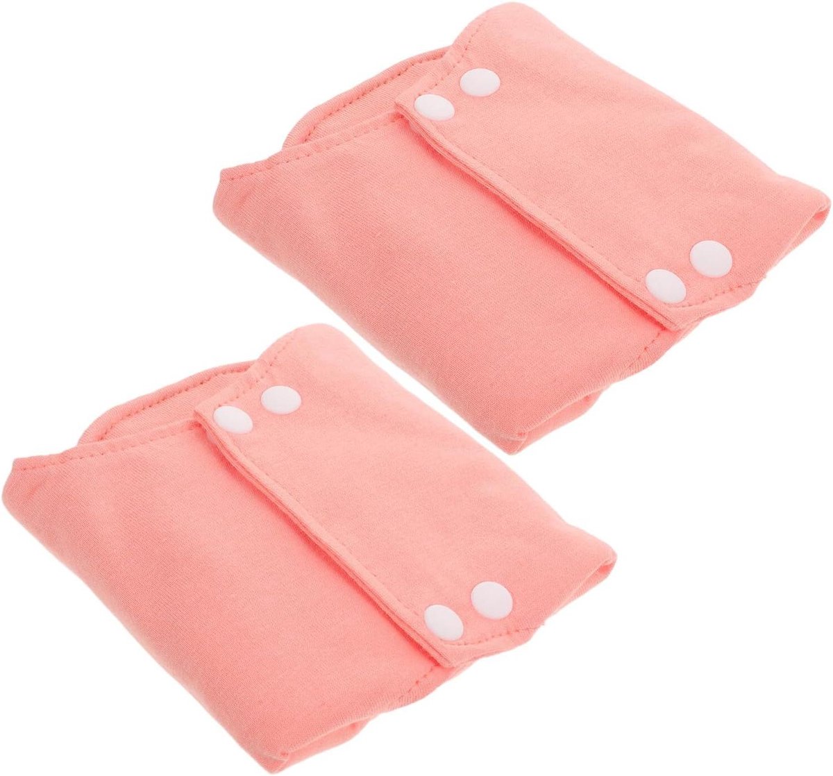 Wasbare Inlegkruisjes - Herbruikbare Pads - Postpartum Zorg - Lekvrije Bescherming - 2 Stuks - Roze
