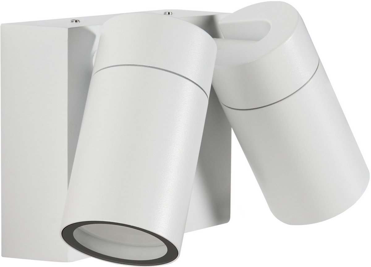HOLMS - Wandlamp voor buiten - Wit - Aluminium