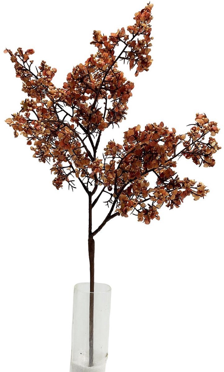 Kunsttak besjes 45cm oranje