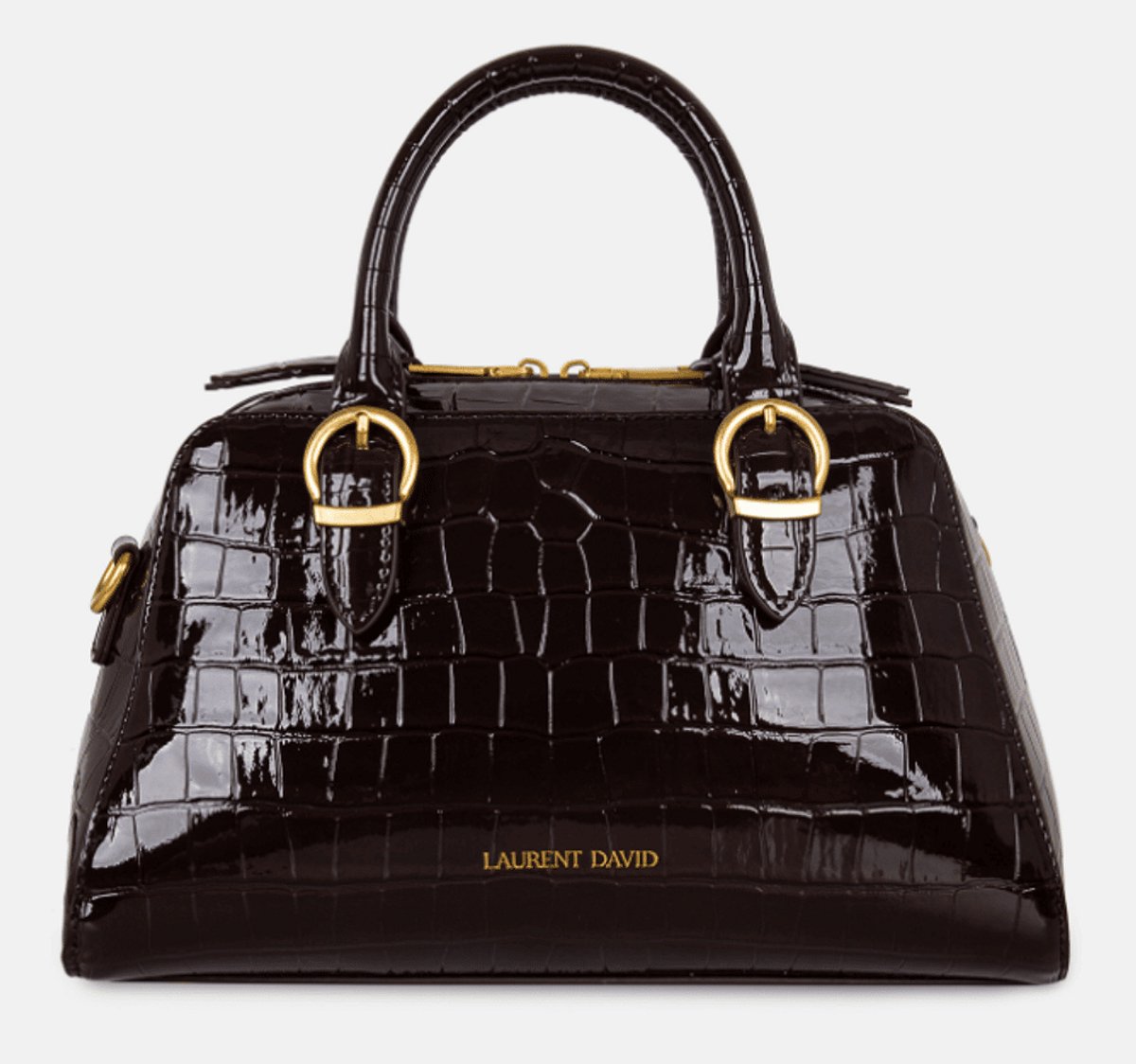 Laurent David Dames Handbag Rita Dark Brown | Bruin | Maat: One Size