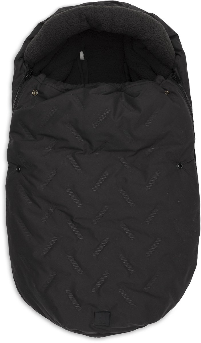 Jollein Voetenzak groep 0+ 3/5 punts Embossed Nearly Black