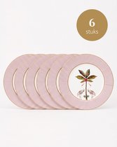 Pip Studio La Majorelle Borden - Ontbijtborden - Bordenset - Servies set van 6 - 21cm