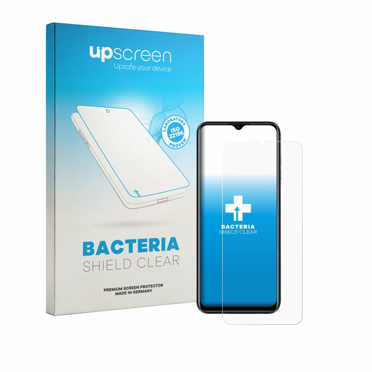 upscreen - Screenprotector voor Lagenio A10 Pro - Folie Beschermfolie transparant antibacterieel