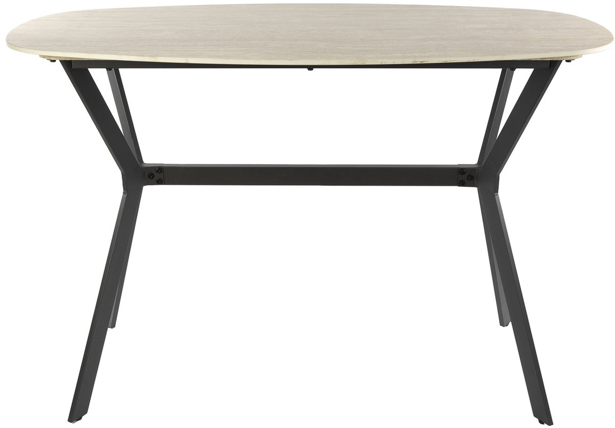 Giga Living Bartafel Romano - Deens Ovaal Travertin - 140x75x90cm