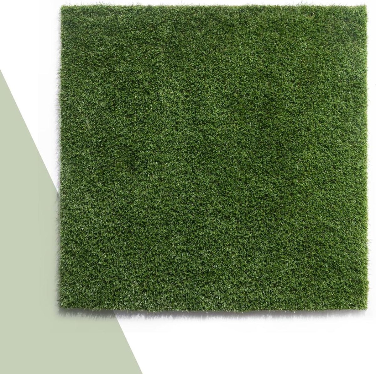 Kunstgras Tapijt - Balkonvloer Terras - Buiten Decoratie - Weerbestendig Onderhoudsvriendelijk - 100x100 cm - Groen