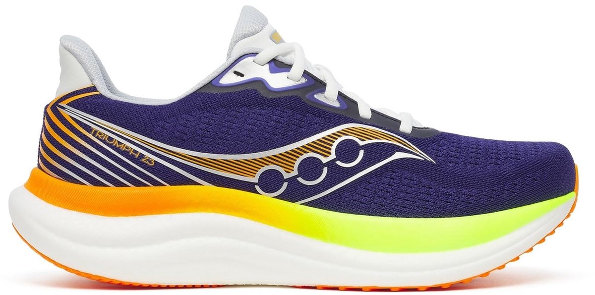 Saucony Triumph 23 - Hardloopschoenen - IJzig / Citroen - Maat 47