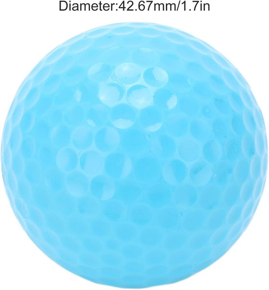 Drijvende Golfballen - Oefenballen - Golf Oefenen - Onzinkbaar Ontwerp - 42.67 mm Diameter - Lichtblauw — afbeelding 4