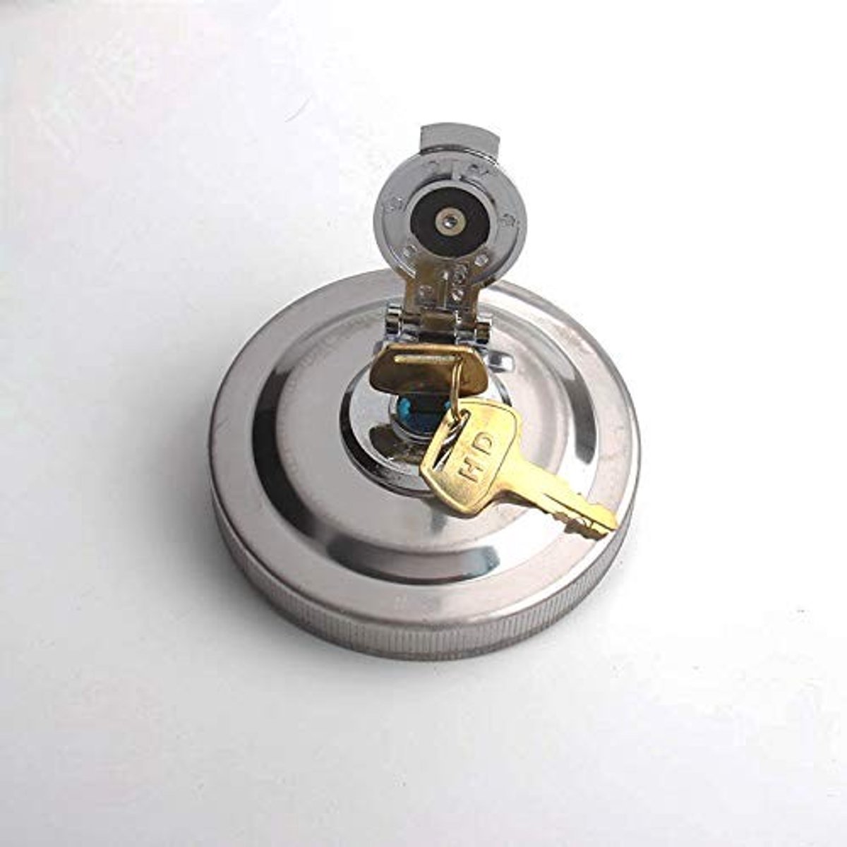 Dailygoods- Gasdeksel Afsluitbaar - Tankdop met 2 Sleutels - Vervanging voor Kobelco SK200-6SK120/200/230/300-5/6/3 - Duurzaam - Stevige Sluiting - Niet Gemakkelijk te Breken