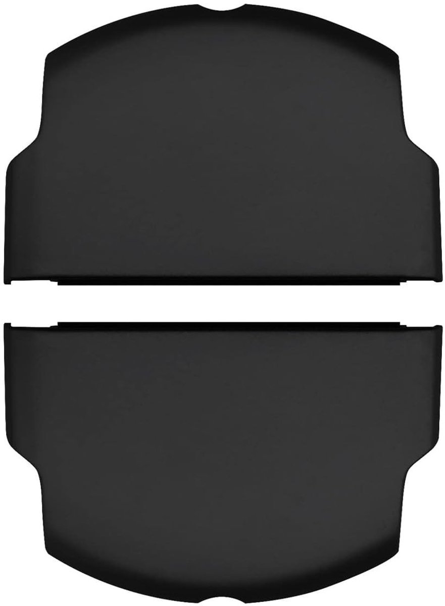Dailygoods - Zwarte plastic slang accessoires - Batterijklep voor 2000 3000 - Slagvast en slijtvast - 2 stuks - Voor batterijcompartiment