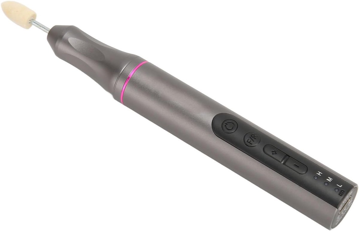 Elektrische Graveerpen - Roterend Gereedschap - Klusjes en Hobby - Veiligheidschip - USB Oplaadbaar - Zilver