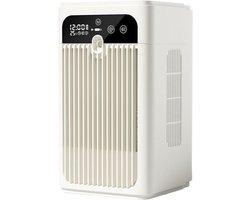 Mobiele Airco en Mini Luchtkoeler met 500ml Watertank - Kleine Aircooler met 2 Standen - Fluisterstille Tafelventilator met Waterverneveling voor Slaapkamer, Thuiskantoor en Camping - Wit