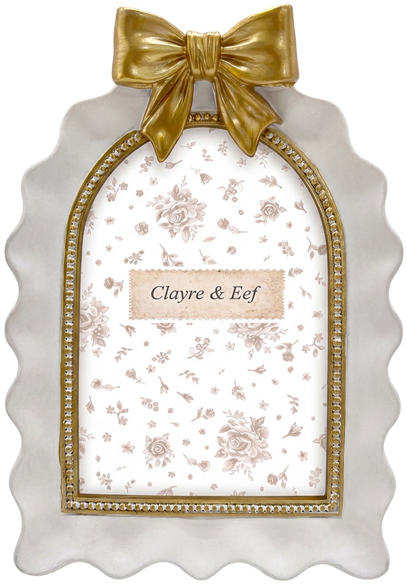 Clayre & Eef Fotolijst Wit Kunststof