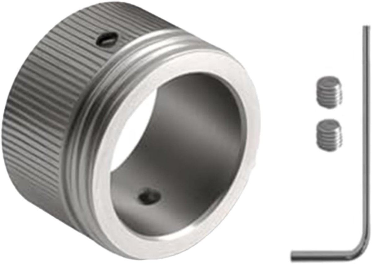Thermostaatkop Radiator - Ventieladapter Verwarmingssysteem - Temperatuur Regelen - Roestvrijstalen Constructie - M30 x 15 - Zilver