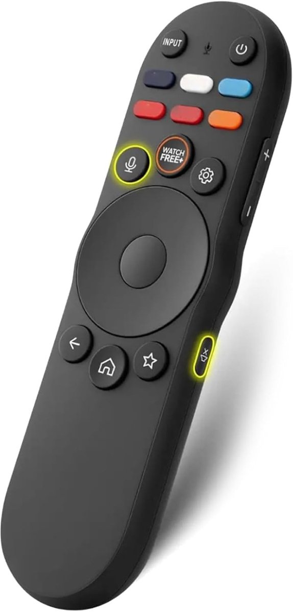 Universele Afstandsbediening - Spraakbesturing TV - Smart TV Bediening - Ergonomisch Ontwerp - N.v.t. - Zwart