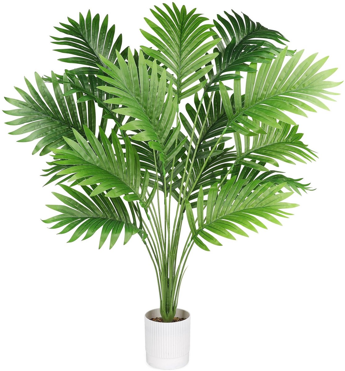 Dailygoods- Kunstmatige Palmboom 80 cm - Kunstplanten - Nepplanten voor Binnen - Decoratie
