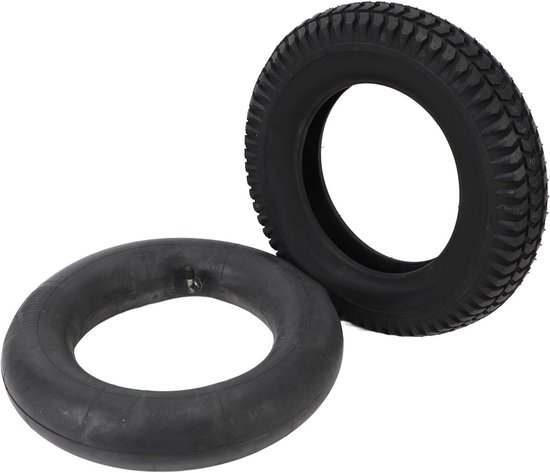 Banden en binnenband set - Kruiwagenbanden - Terrein Werk - Natuurrubber constructie - 3.00-8 - Zwart van Merkloos	 — afbeelding 5