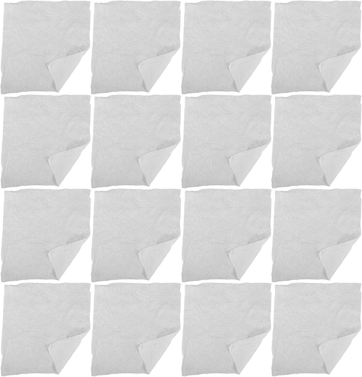 Wegwerp Gezichtsdoekjes - Gecomprimeerde Tablets - Reizen en Outdoor - Compact en Draagbaar - 20 Stuks - Wit