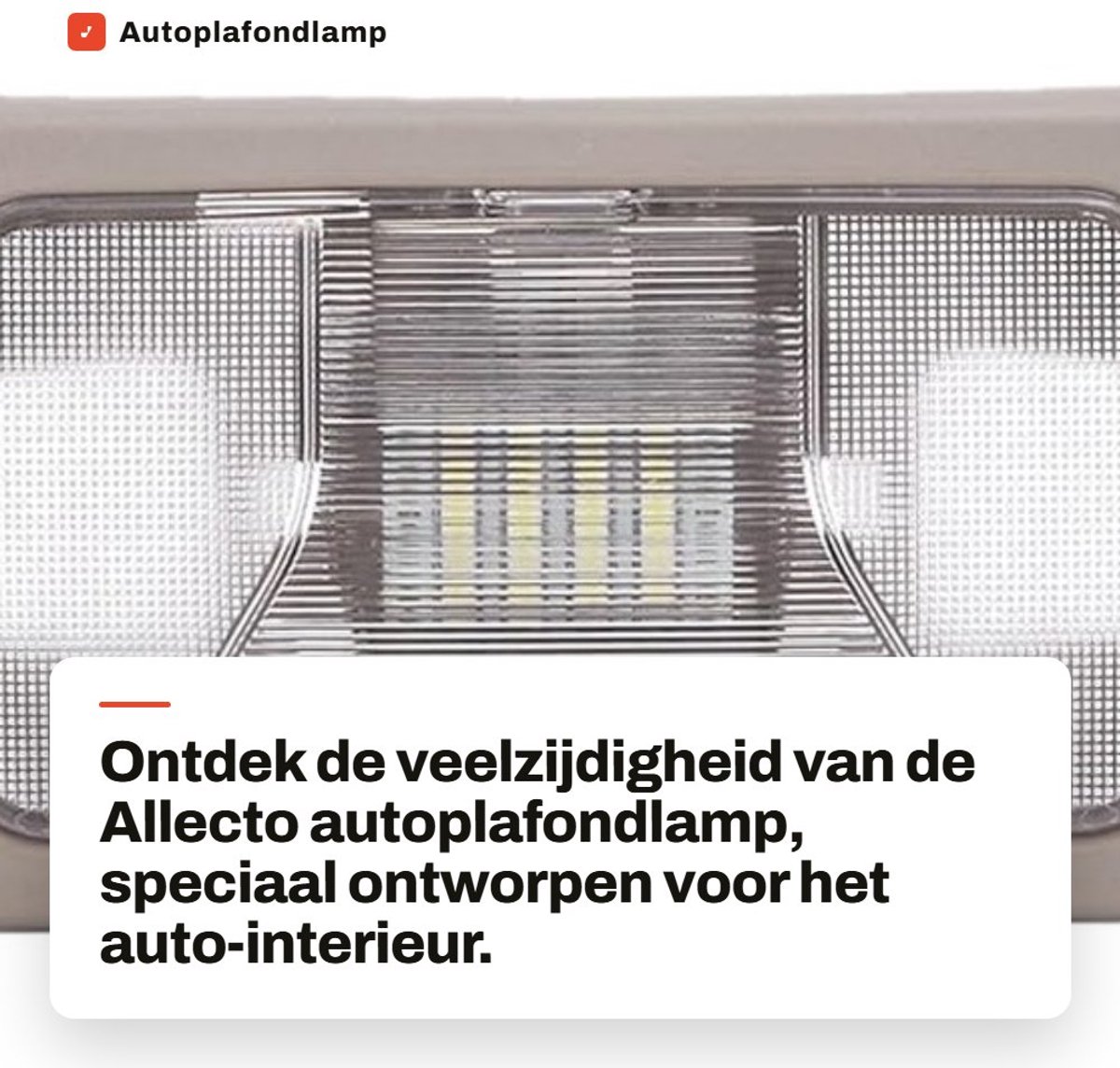 Dailygoods- Autoplafondlamp Hoogwaardig Kunststof - Auto-interieur - Eenvoudig te Installeren - Hoge Helderheid - Laag Stroomverbruik - Geschikt voor Colorado 2004-2008 - Daklicht