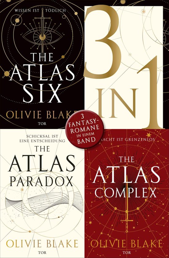 Atlas-Serie - The Atlas Six / The Atlas Paradox / The Atlas  ... - cover