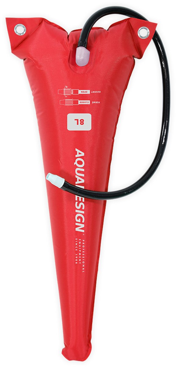 Aquadesign Drijfvermogen Reservetank Voor Kano Kajak - 8 Liter Drijfreserve - Nylon Met Pu Coating - Compact Lichtgewicht Veiligheidsaccessoire