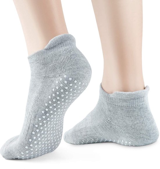Solidchoice- Antislip Sokken - Gripsokken voor Dames/Heren - Yoga/Pilates Workout - 3 Paar - UK Maat 5.5-9 - Non-Skid Grip van Solidchoice — afbeelding 5