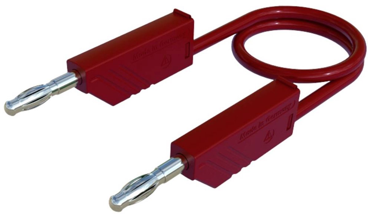 Hirschmann Test & Measurement CO MLN 50/2,5 Meetsnoer Banaanstekker 4 mm Banaanstekker 4 mm 0.50 m Rood 1 stuk(s)