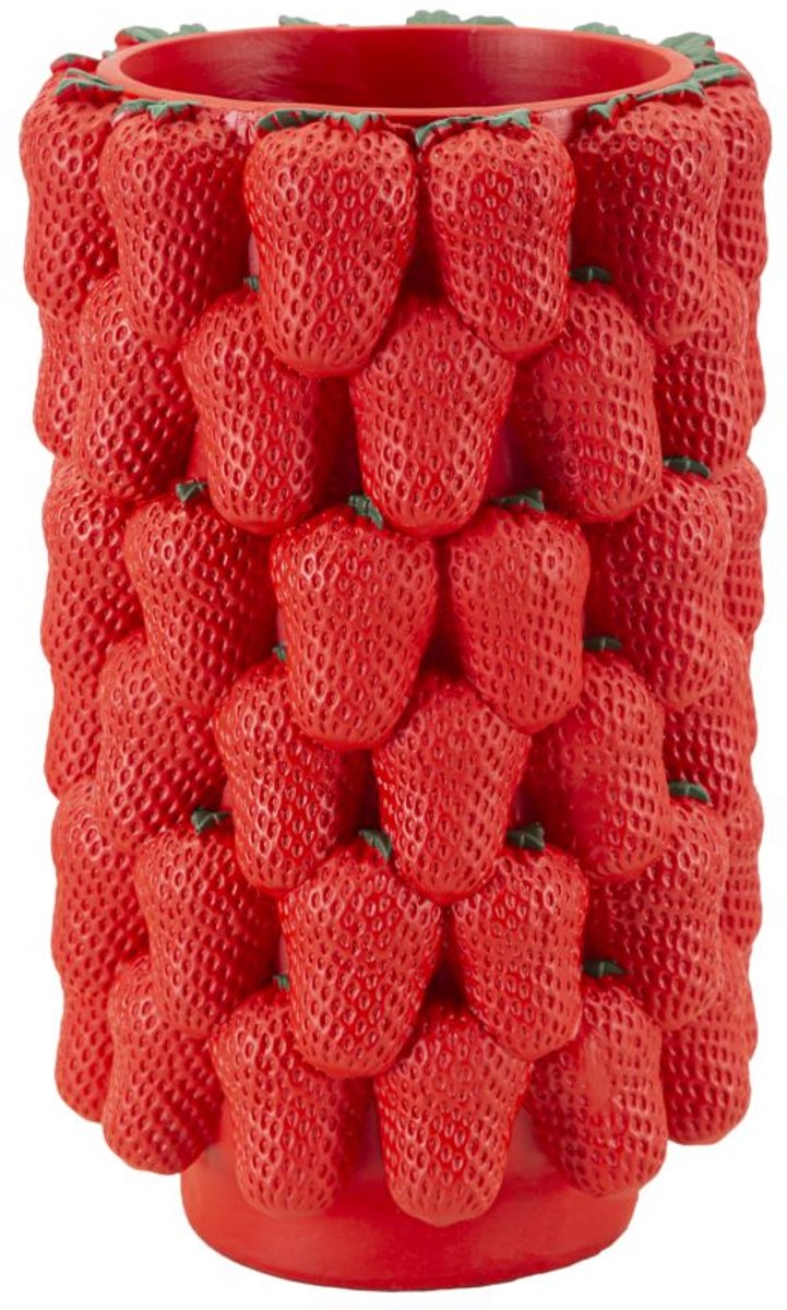 Mauro Ferretti Vaas Strawberry Ø 20×32 cm Rood