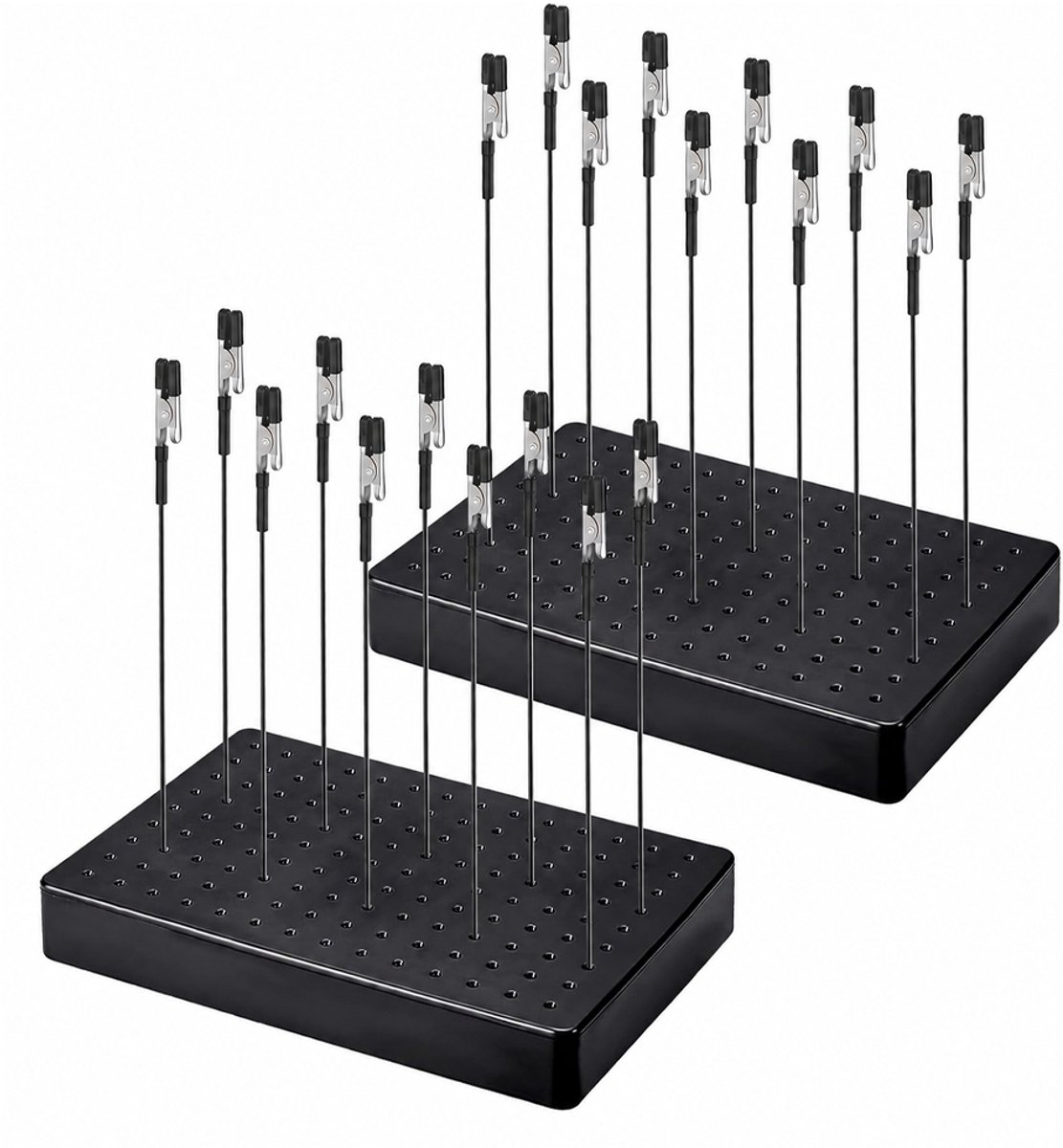 OUYLAF Modelbouw - 20 Modelleren van krokodillenclips - modelbouw gereedschap - flexibele soldeerhulp - Met basis - modelbouw gereedschapset -voor modelbouw accessoires, airbrush-accessoires en helpende hand solderen