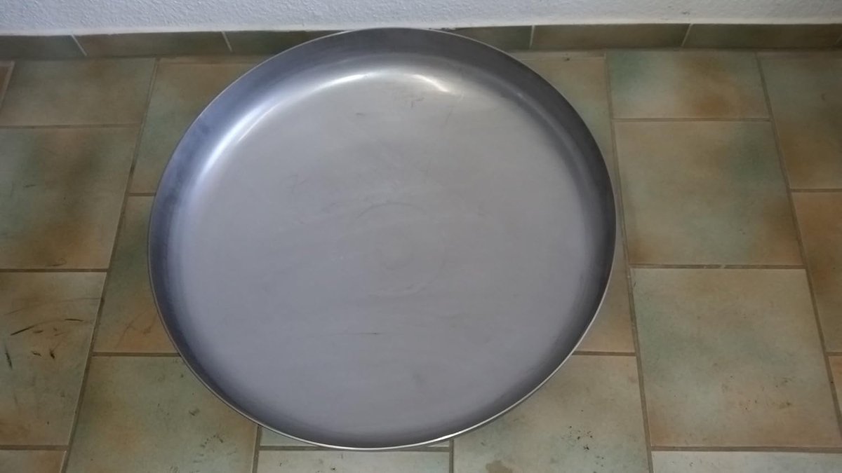 Vuurschaal Bodem - Roestvrij Staal - Buiten Ontspannen - Hittebestendig Staal - 80 cm Diameter - Zilver