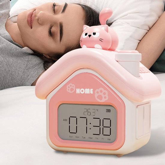 Generisch Kinderwekker voor - digitale led-wekker voor peuters met display, woondecoratie voor kinderkamer en meer — afbeelding 3