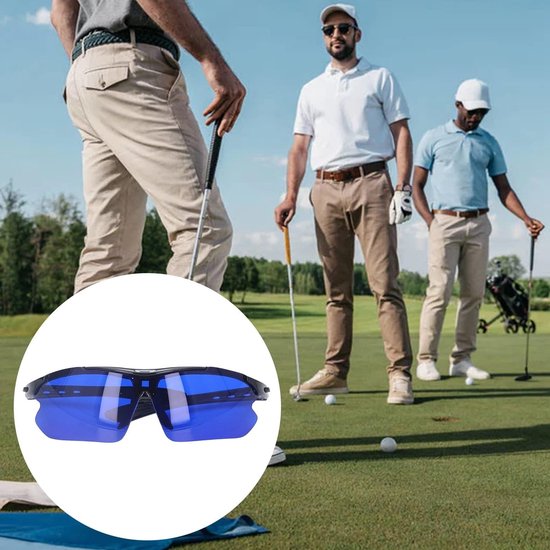 Dailygoods- Golfbal Finder Bril met Blauwe Lenzen - Golfbalzoeker - Opbergtas - Brildoek - Vermindert Verlies - Lichtgewicht 135g - Golfzoeker van Dailygoods — afbeelding 5