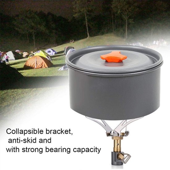 Dailygoods - Portable Mini Camping Burner - Gas Camping Kooktoestel - Lichtgewicht en Compact - Ideaal voor Buitenactiviteiten - Geschikt voor Kampere... van Dailygoods — afbeelding 4