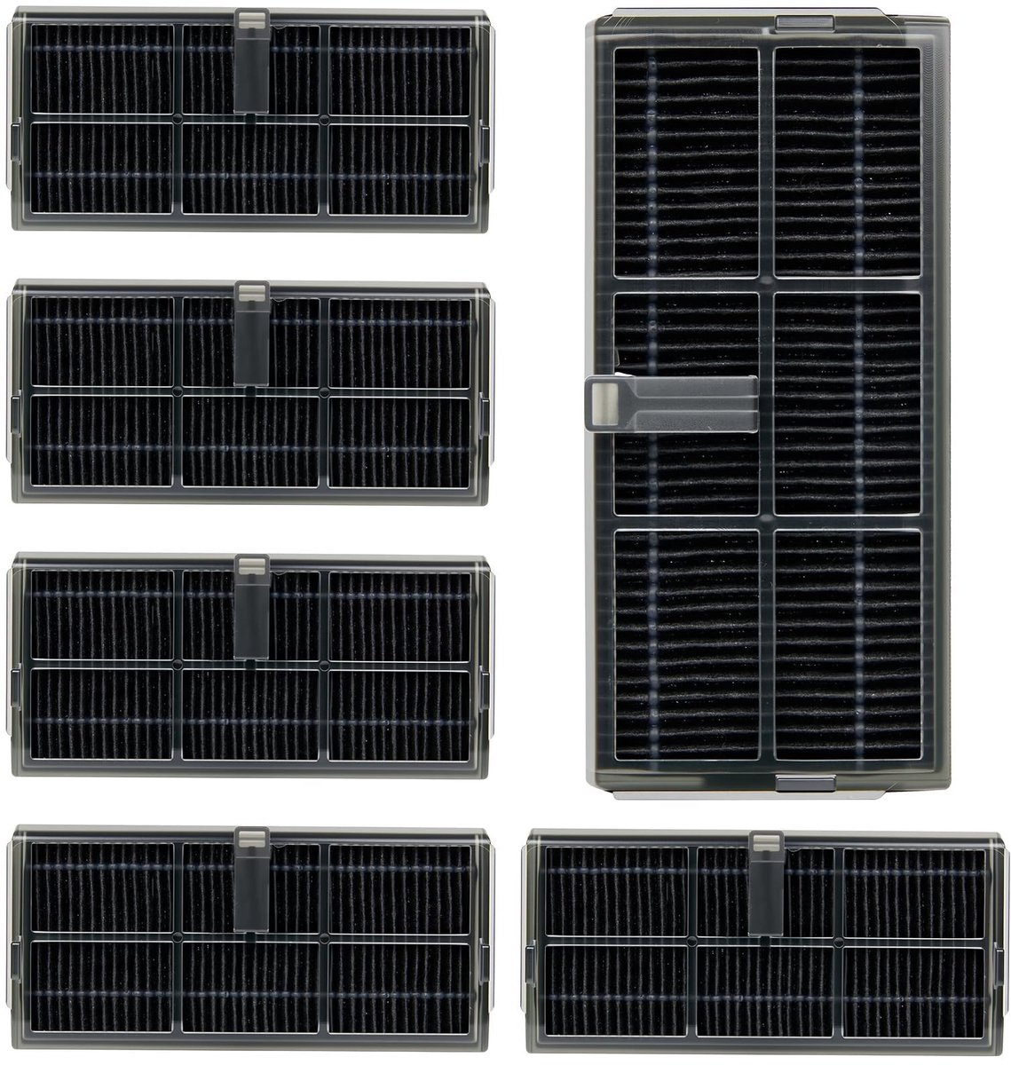Dailygoods- Filters 6 Stuks - Compatibel met Dreame X40 Ultra/L10s Pro/Ultra Heat/L10s Ultra Gen 2/Mova P50 Pro - Stofzuigerfilter - Hoogwaardige Kwaliteit - Efficiënte Filtratie - Stofzuigerfilters