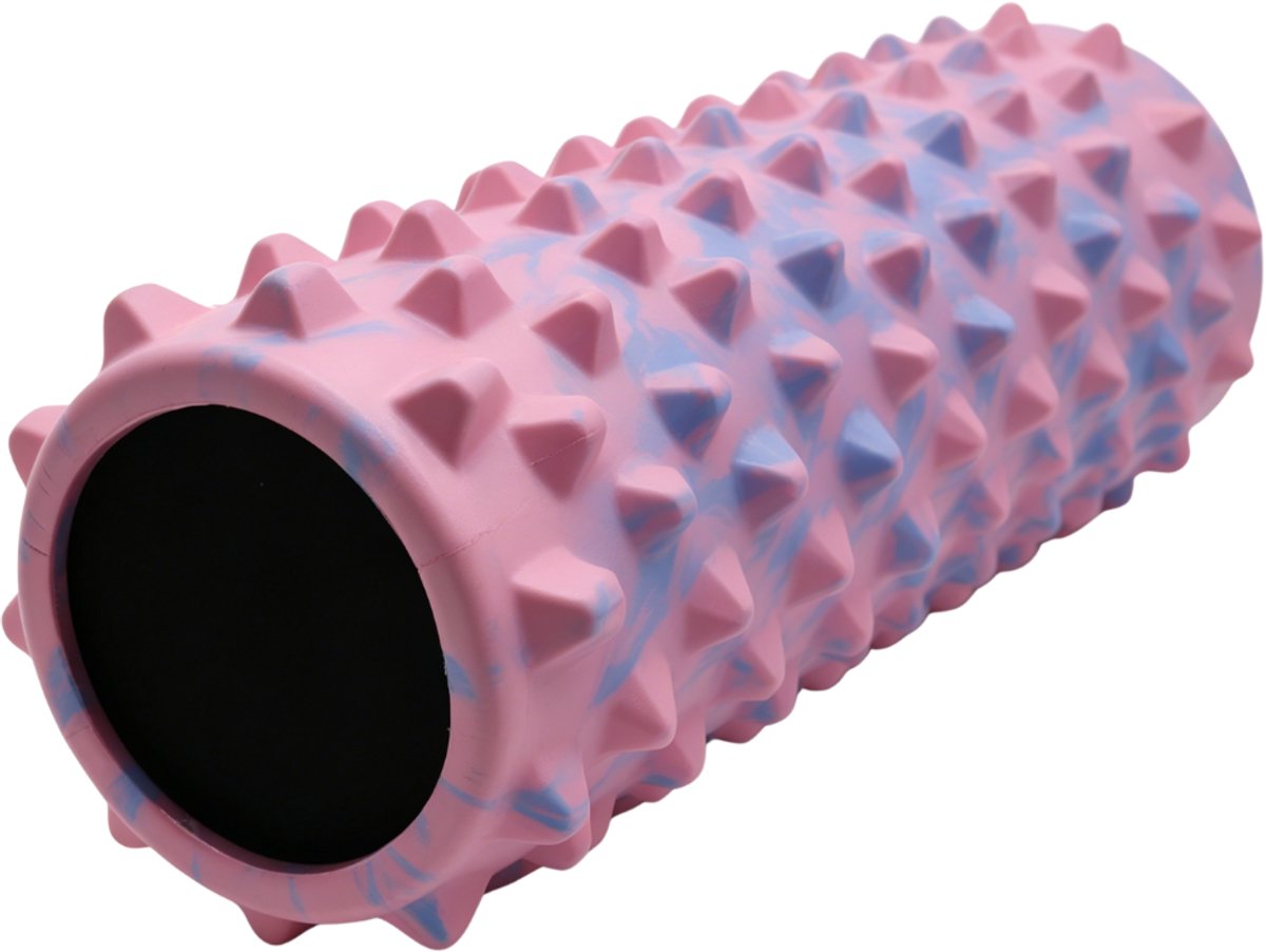 AJ-Sports Foam roller L - Massage roller - 45cm - Fitness roller - Foamroller - Foamrollers - Foam - Fitness - Yoga - Zwart
