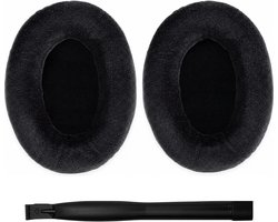 Set Oorkussens voor Sennheiser Koptelefoon - HD515 Oorkussen - HD515/HD555/HD595/HD518 - Fleece met schuimvulling