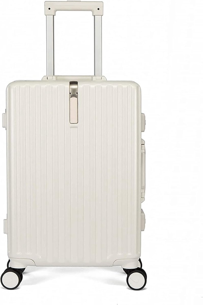 Reiskoffer handbagage - Lichtgewicht koffer - Veilig op reis - Versterkt aluminium - 28 inch - Rood