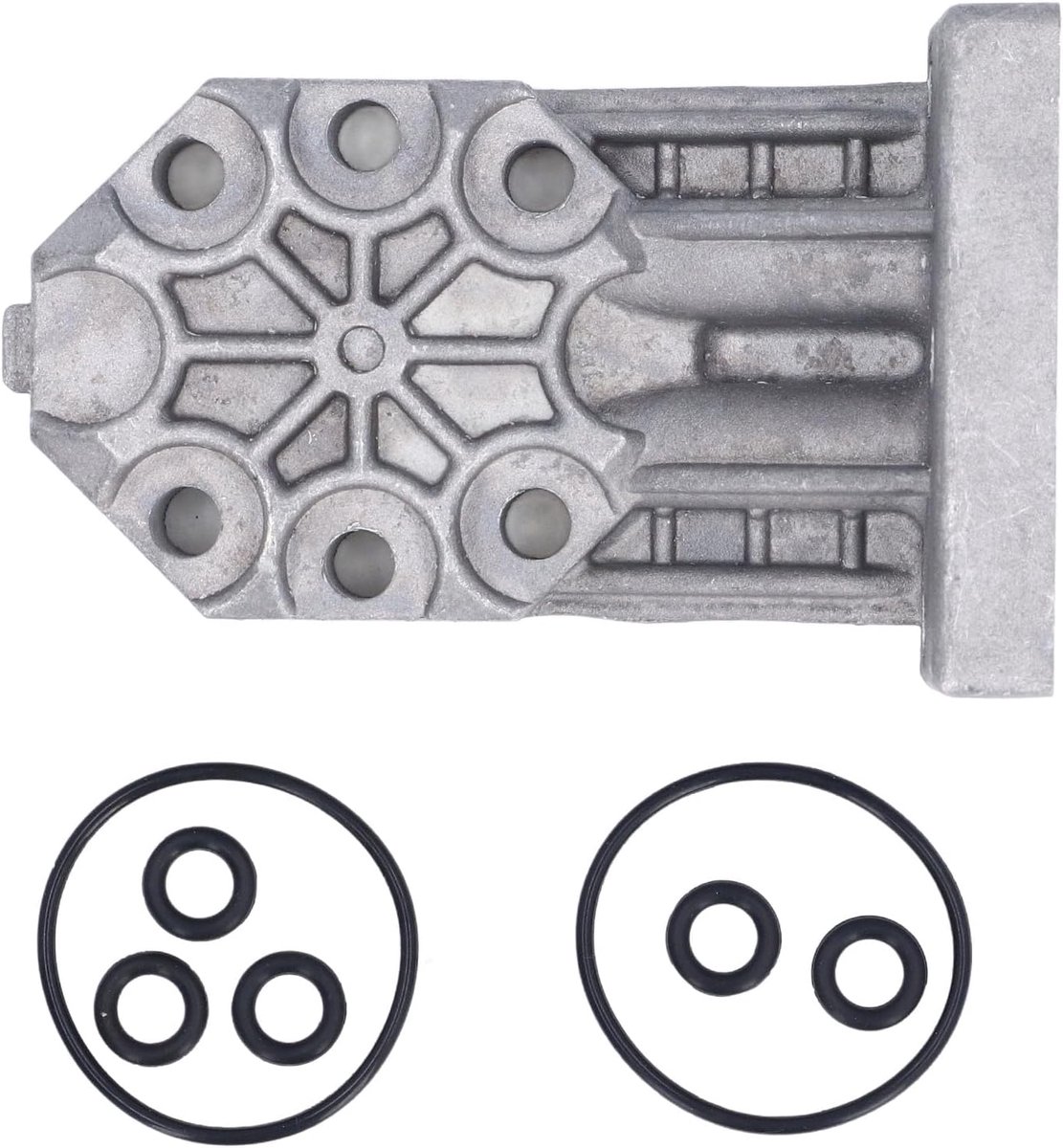 Houtklover Pompbehuizing - Hydraulische Vervanging - Hout Bewerken - Universele Compatibiliteit - 130 mm Hoogte - Aluminium