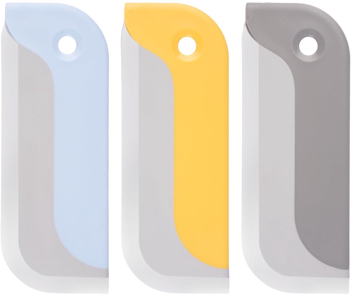 Dailygoods- Rakel 3 Stuks - Siliconen Trekker - Douchewisser - Huishoudelijke Keuken Trekker - Ramen/Spiegels - 16 x 6 cm