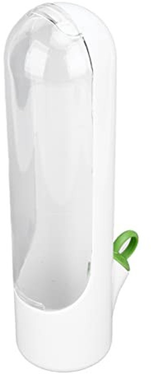 Dailygoods - Aramox Kruidenhouder, Plastic Kruidenopslagcontainer voor Verse Kruiden, Smaakbeschermer Om de Versheid van Koriander en Peterselie Te Verlengen, 9,8 Inch Hoog, Ideaal voor Thuiskeukens