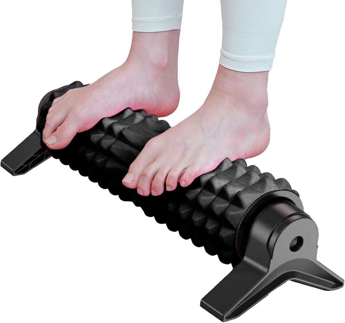 Massagerol - Fitness tool - Spierherstel na training - Verbeterd triggerpunt design - ca. 53 cm - Zwart