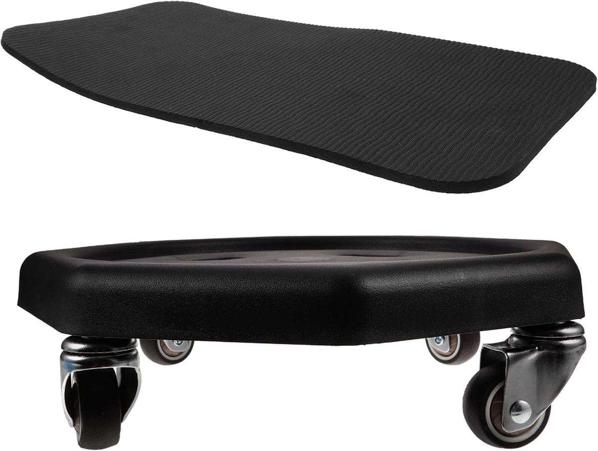 Abdominale Schijven - Core sliders - Full body workout - Stille ondergrond - 30 x 30 cm - Zwart