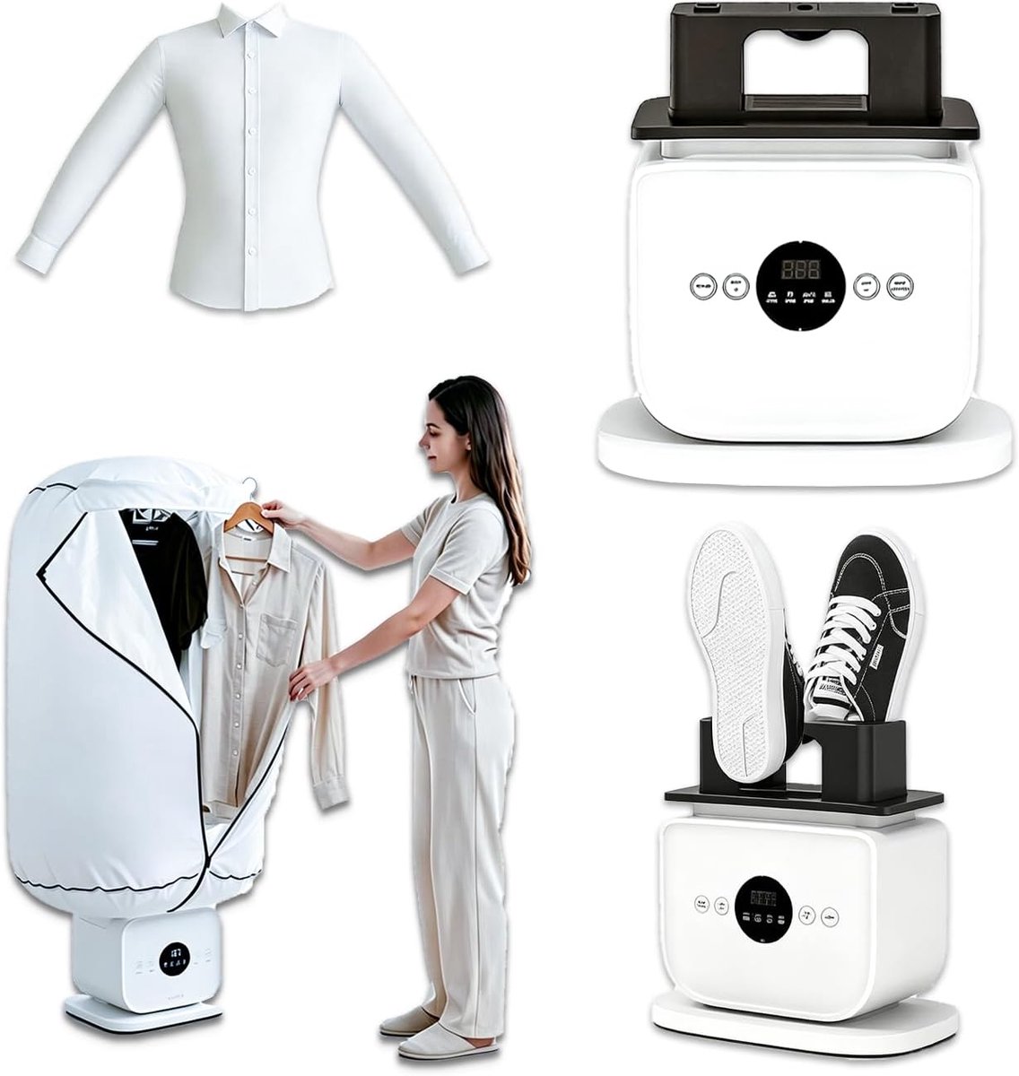Automatische strijkmachine - Kreukverwijderaar - Kleding drogen - Handsfree strijken - 220V - Meerkleurig
