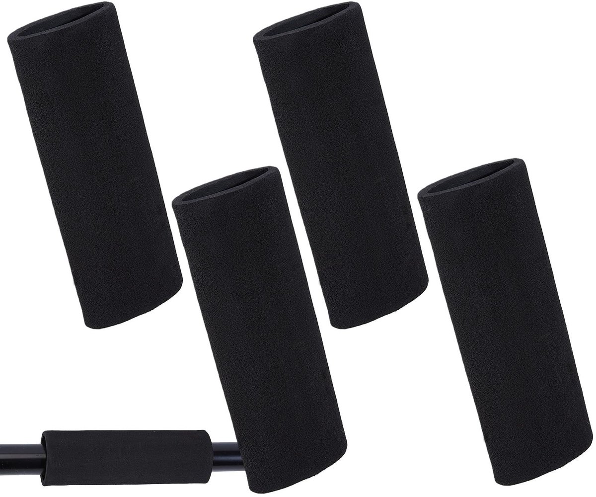 Dailygoods- Gripbekleding 4 stuks - Schokabsorberend Schuim - Comfortabele Handgrepen - Zwart - Lichtgewicht - Veelzijdig Gebruik